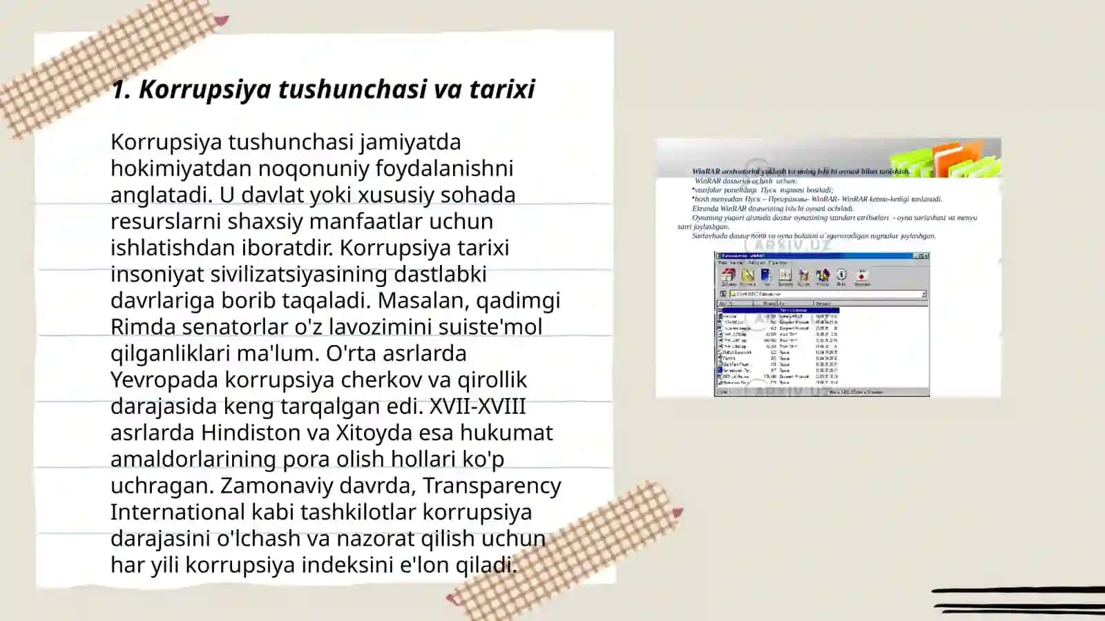 Korrupsiya tushunchasi va uning oqibatlari 3