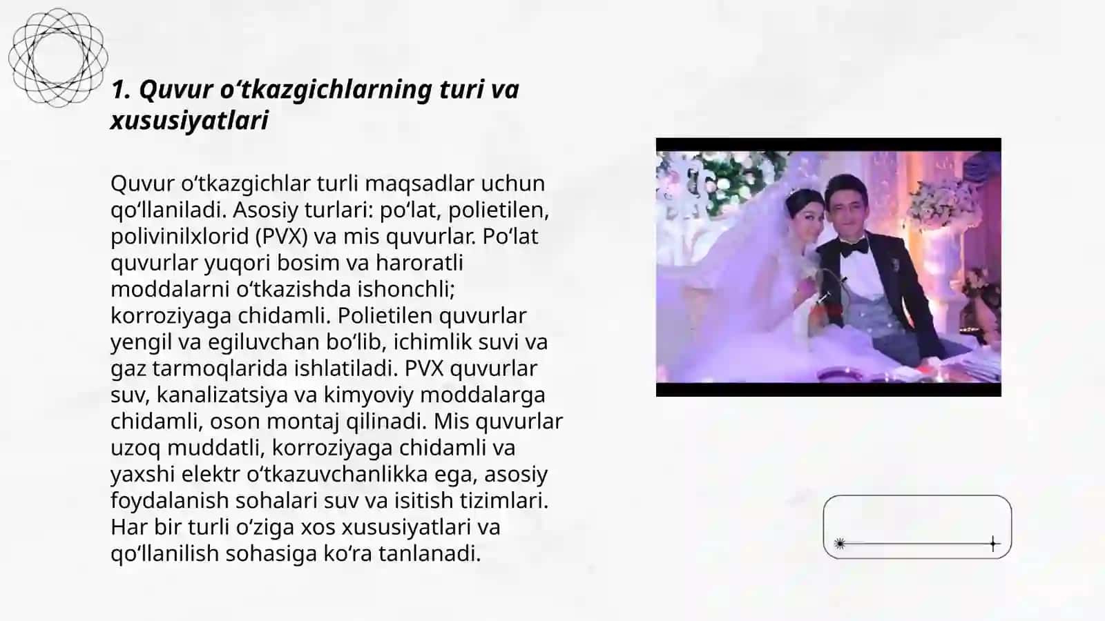 Quvur oʻtkazgichlarning turi va xususiyatlari 3