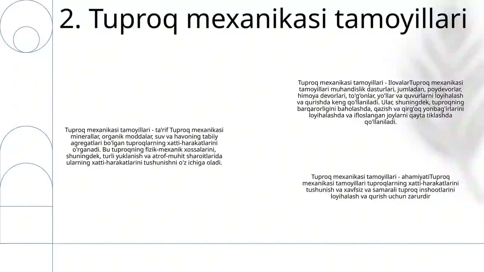 Zamin Guruntlarining Muvozanat Holati Tenglamalari 3