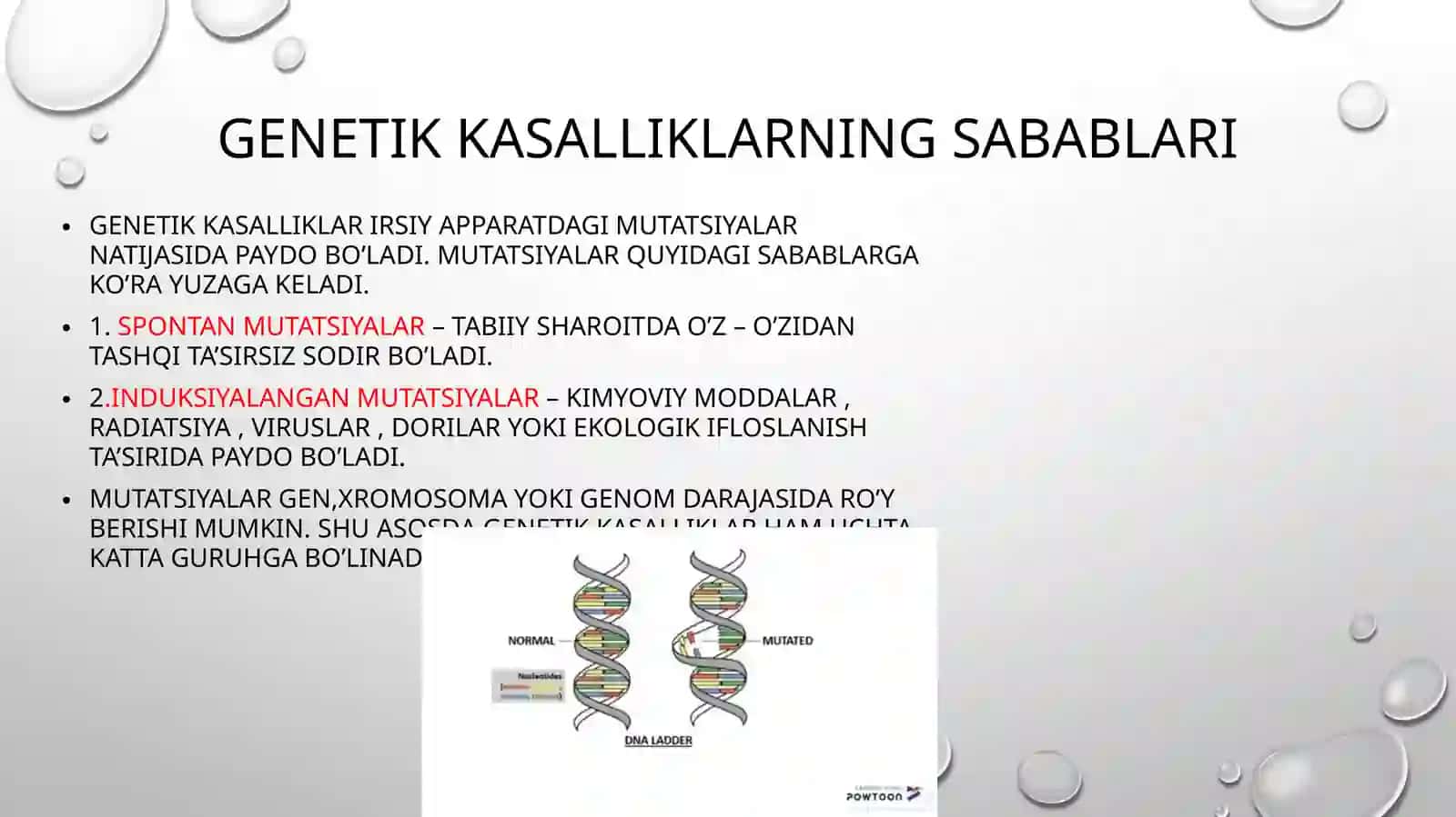 ODAM GEN KASALLIKLARI, AHOLIGA TIBBIY-GENETIK YORDAM 3