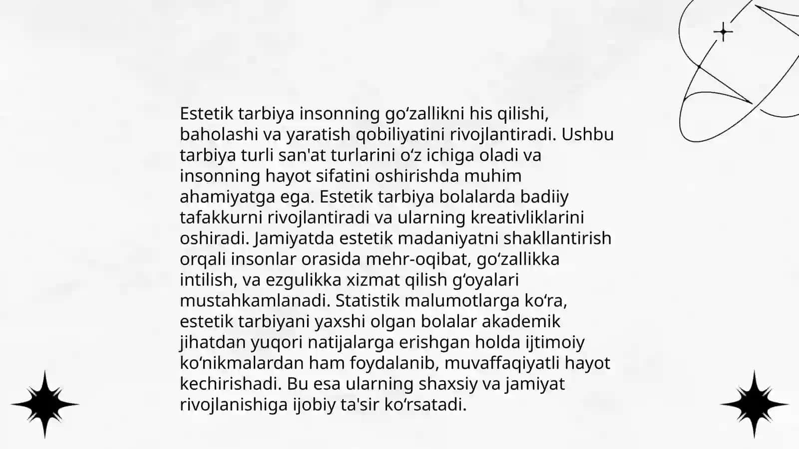 Estetik va ekologik tarbiya 3