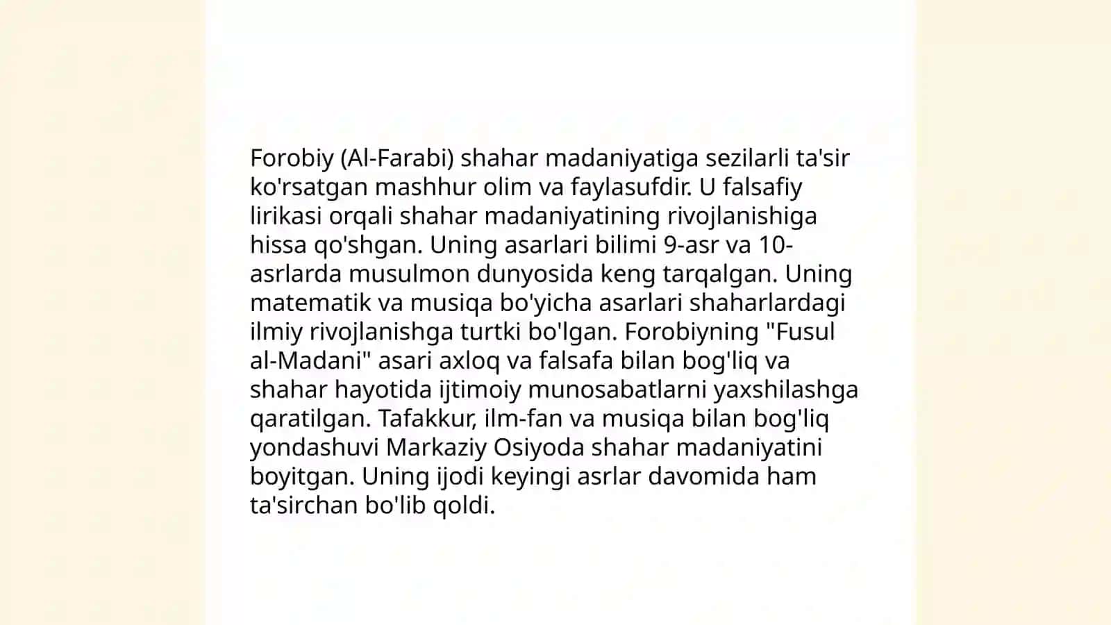 Arab adabiyotidan shahar lirikasining eng mashxur vakillari ijodi haqida 3
