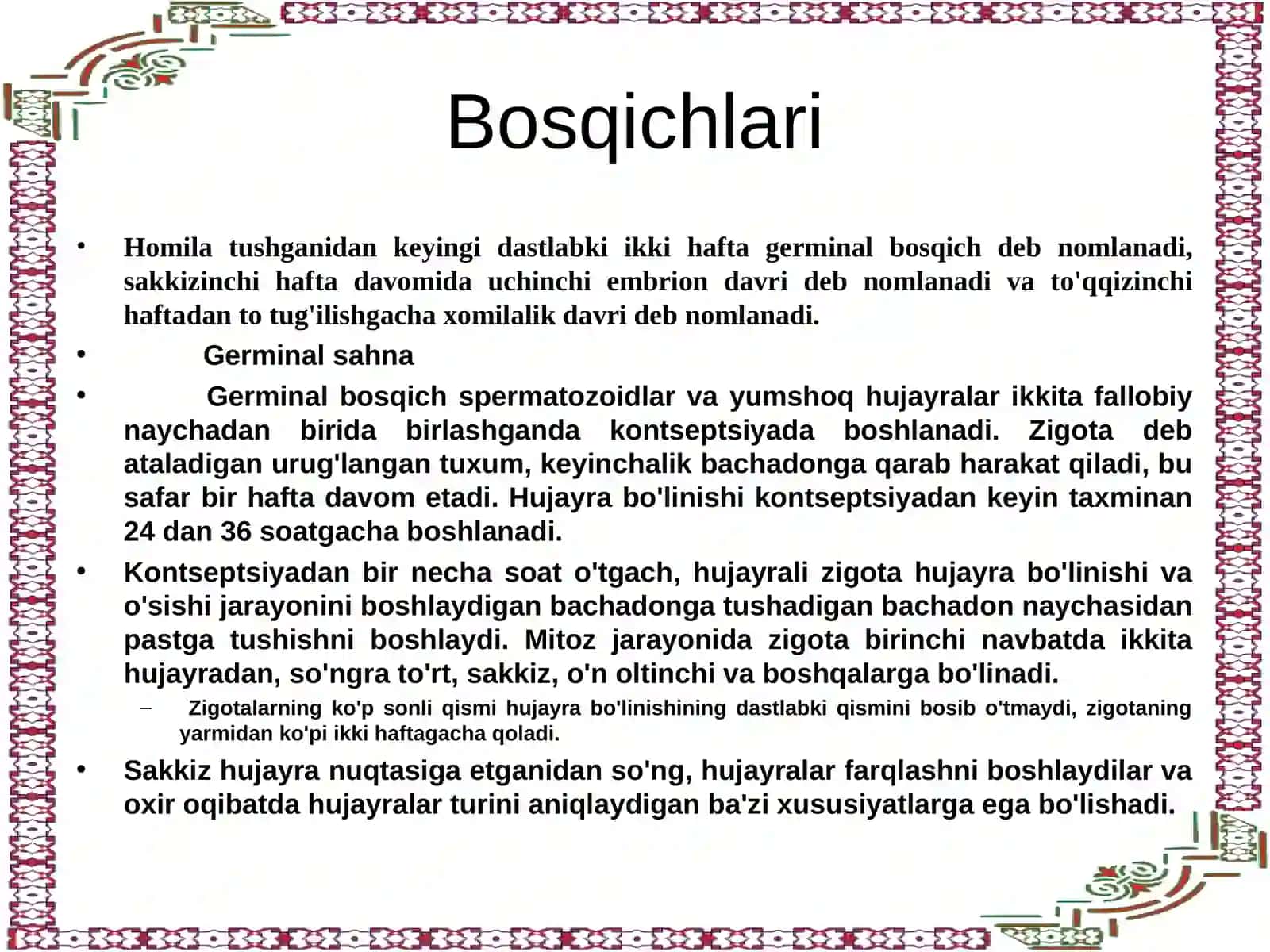 PERENATAL VA CHAQALOQLIK DAVRIDA PSIXOFIZIOLOGIK RIVOJLANISHGA XOS XUSUSIYATLARI TAYYORLADI:ABDULLAYEV DILMUROD 3
