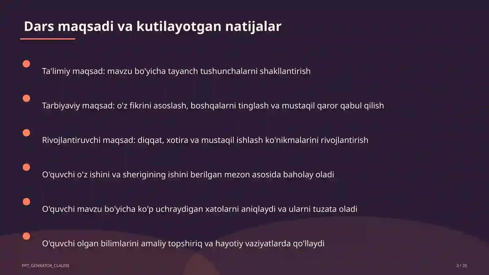 Xaritani o'qish va shartli belgilar (4-sinf) 3