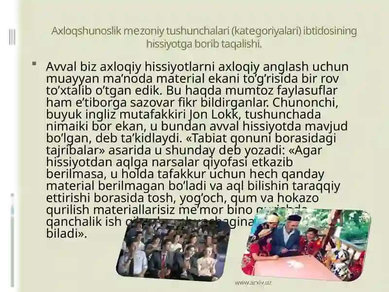 Axloqshunoslik 3