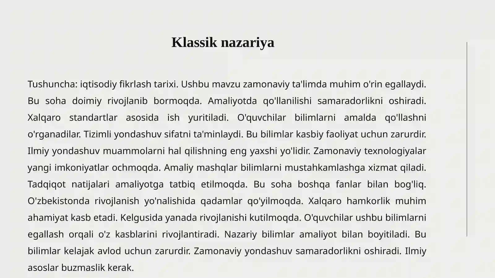 IQTISODIYOT NAZARIYASI 3