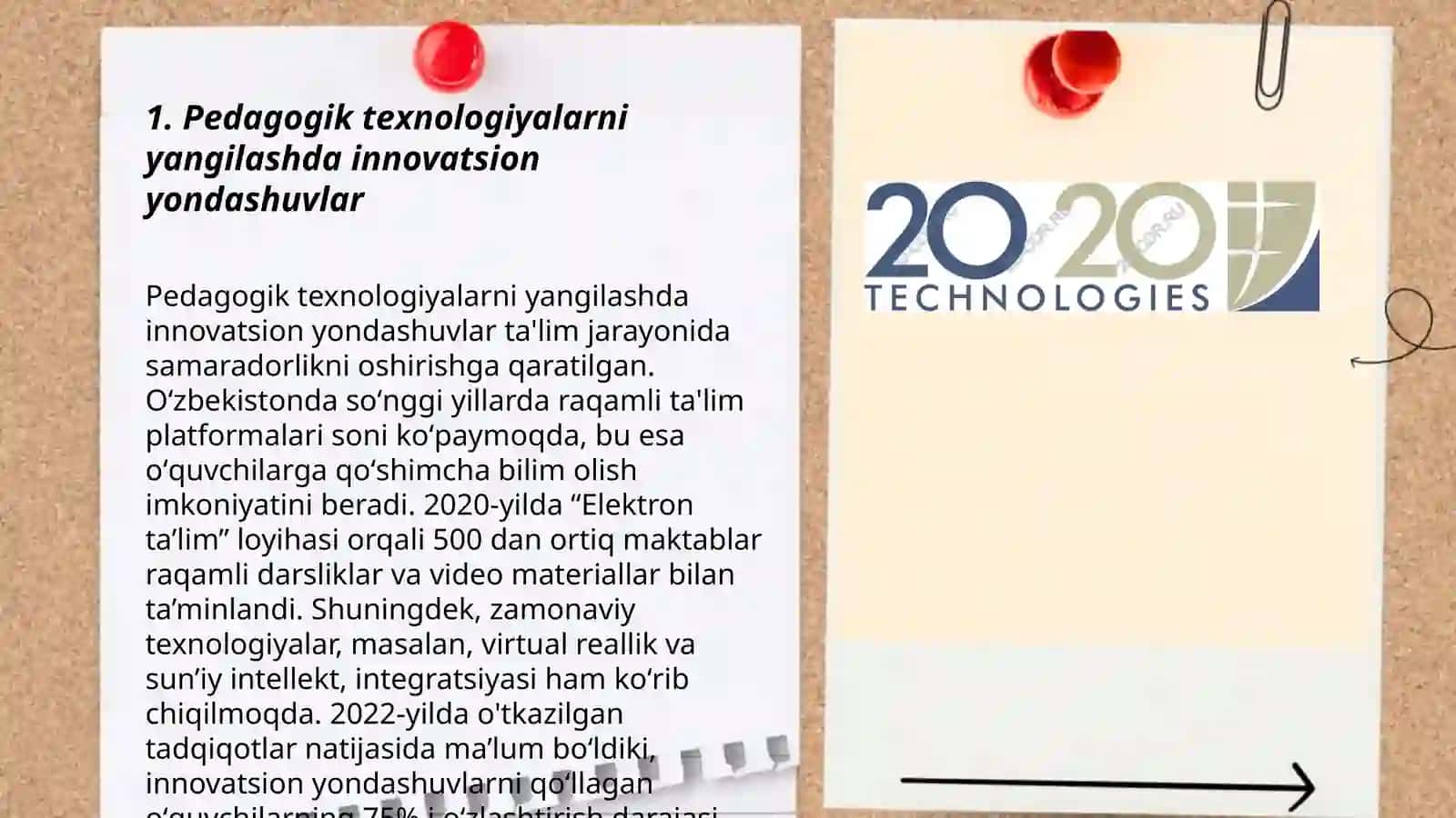 Pedagogik texnologiyalarni yangilashda innovatsion yondashuvlar 3