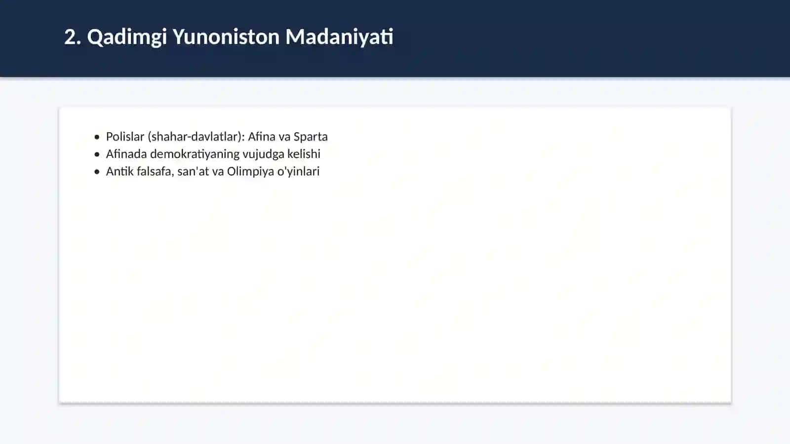 Qadimgi Sharq va antik dunyo tarixi 3