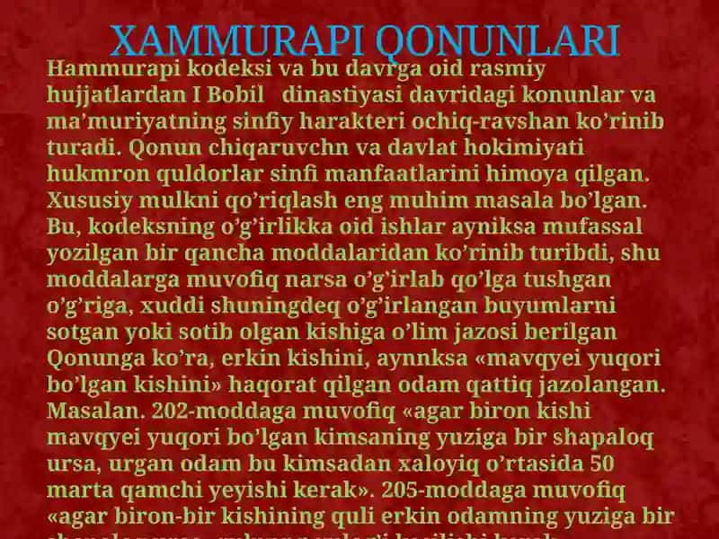 Qadimgi Sharq Davlatlarining Huquq Tizimi 3