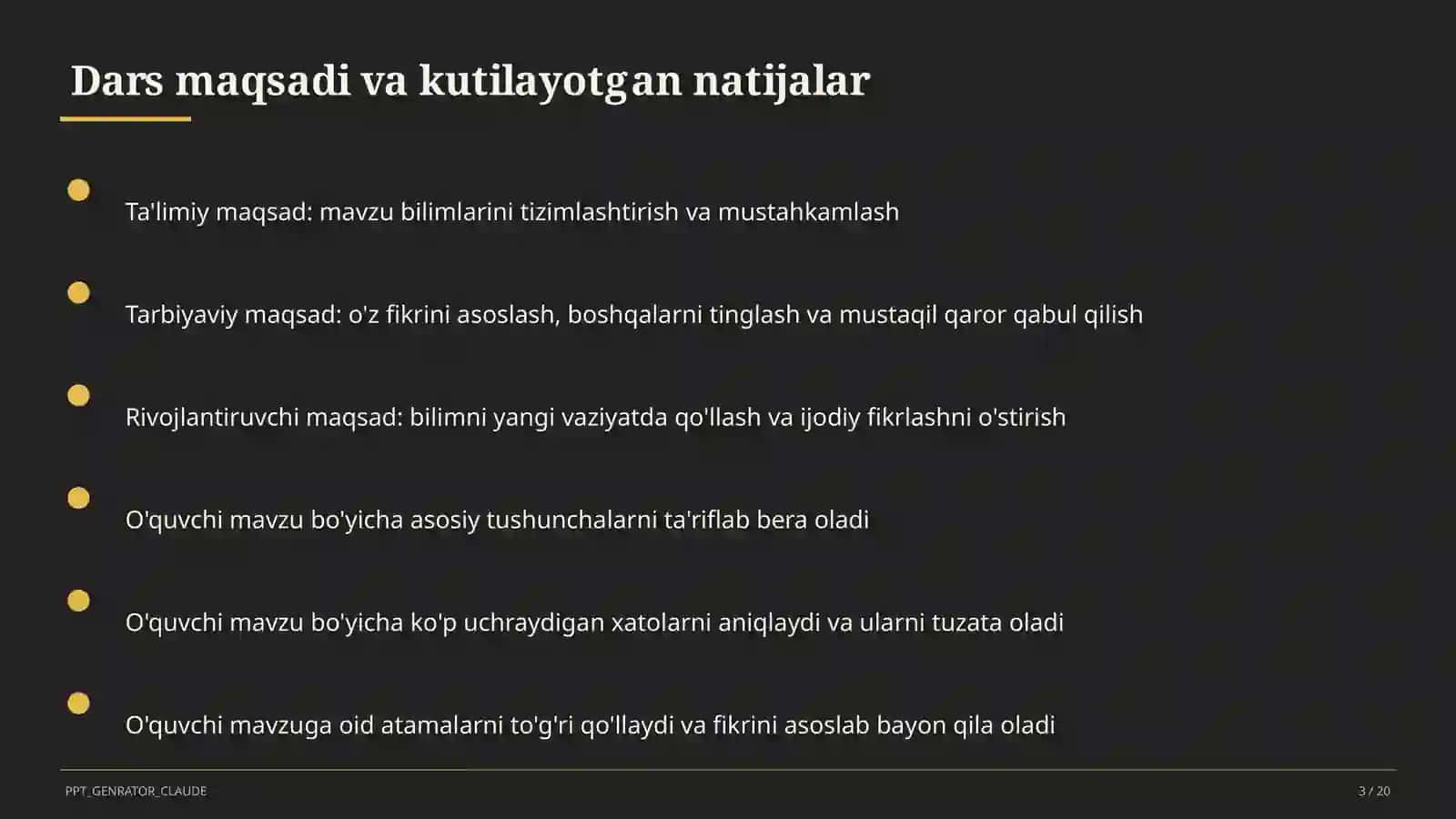 Kombinatorika elementlari: sanash qoidalari (6-sinf) 3