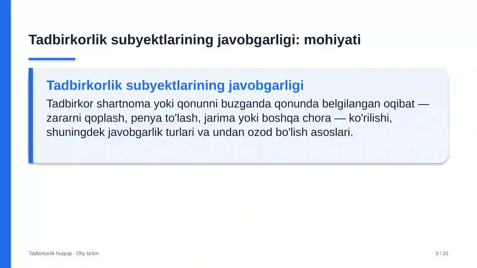 gid ekskursovodlik xizmatida tadbirkorlik subyektlarining javobgarligi 4509 3