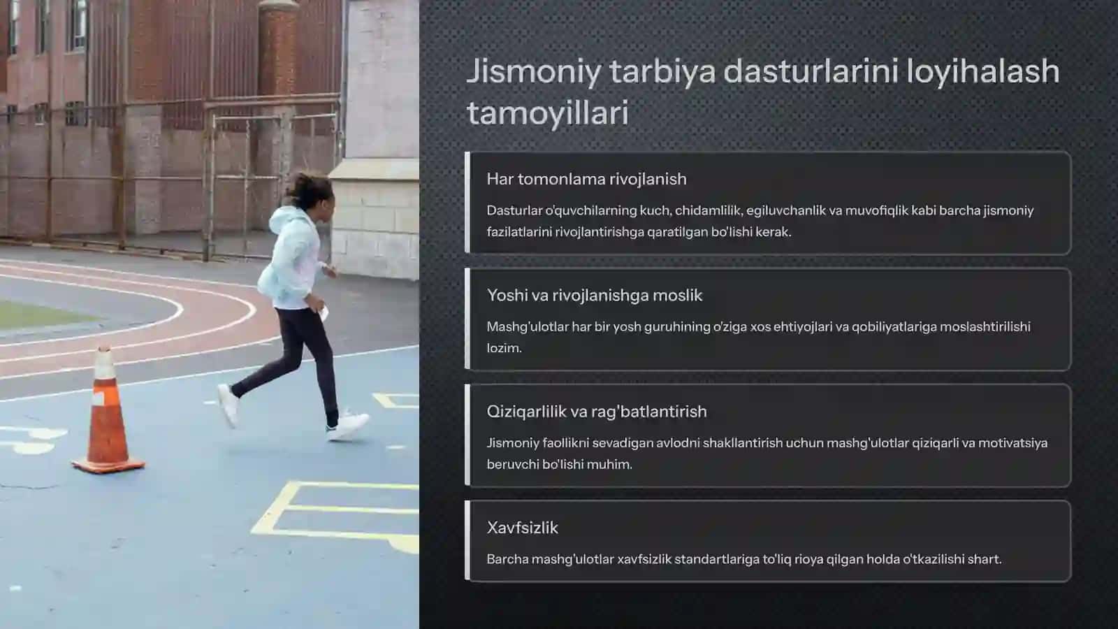 Maktab o'quvchilari jismoniy tarbiya jarayonining zamonaviy tuzilishi 3