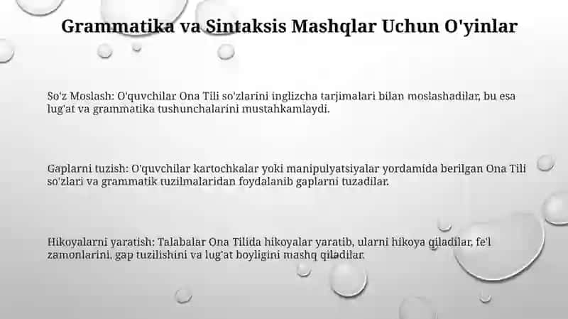 Ona Tili Darslarida Ta'limiy O'yinlarni Qo'llash 3