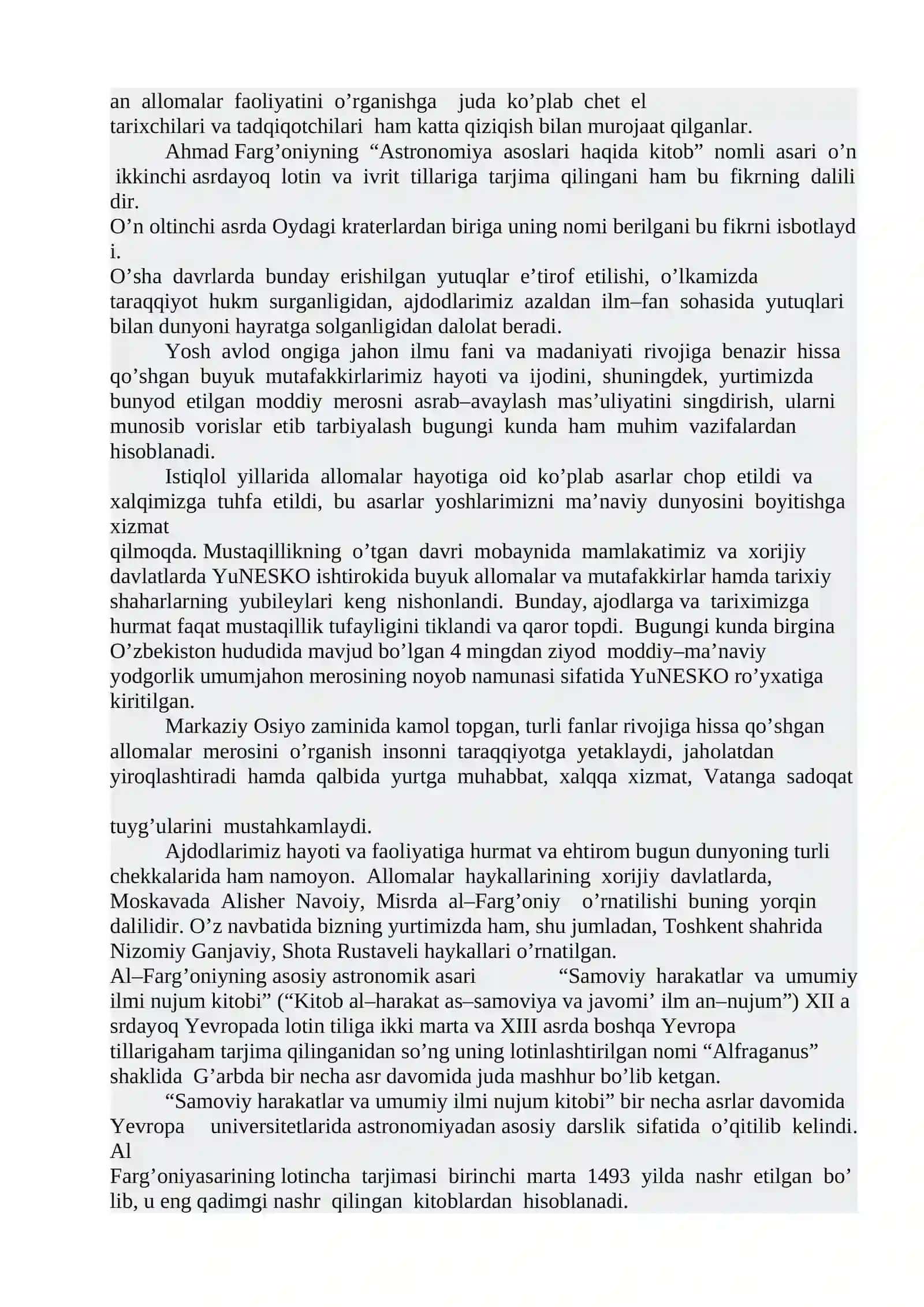 Muqaddas kitoblar va sharq allomalari ma’naviy merosining barkamol shaxsni tarbiyalashdagi ahamiyati 3