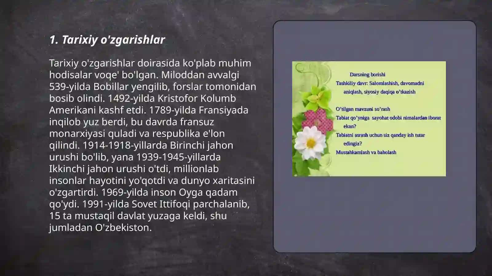 TIlshunoslik asoslari fanidan tayyorlagan slayd 3