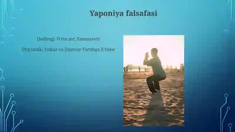 Falsafiy tafakkur taraqqiyot bosqichlari. Sharq falasafasi 3