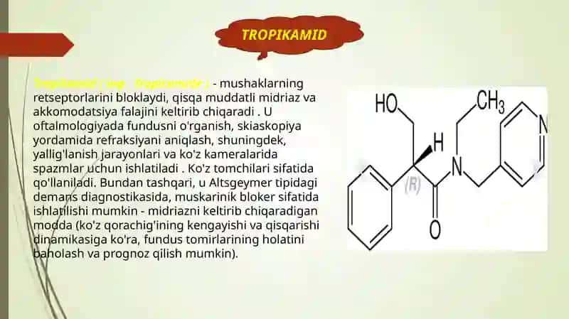 Tropikamid 3