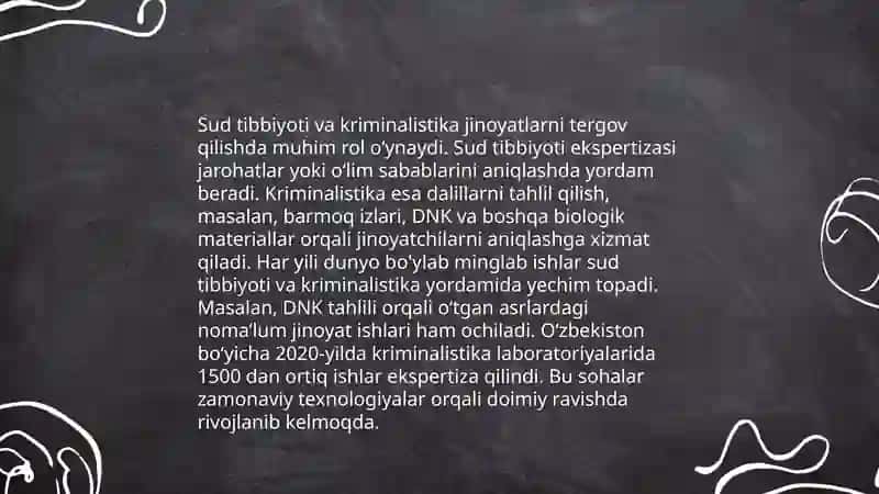 Sud tibbiyoti fanining boshqa tibbiy va huquqshunoslik fanlari bilan bogʻliqligi 3