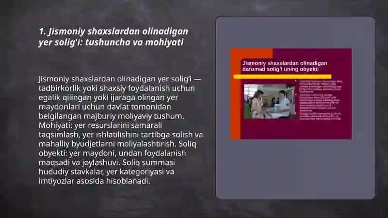 Jismoniy shaxslardan olinadigan yer soligʻi 3