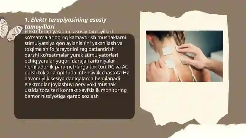 Elektr bilan davolash 3