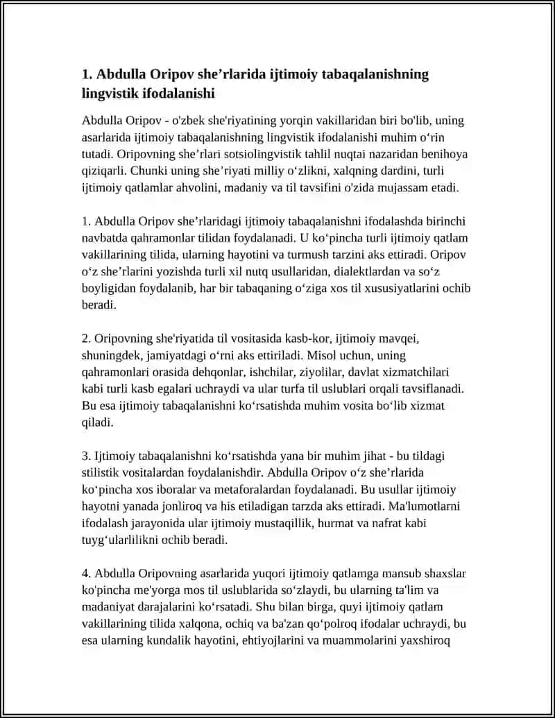ABDULLA ORIPOV SHEʼRLARI TILINING SOTSIOLINGVISTIK TAHLILI 3