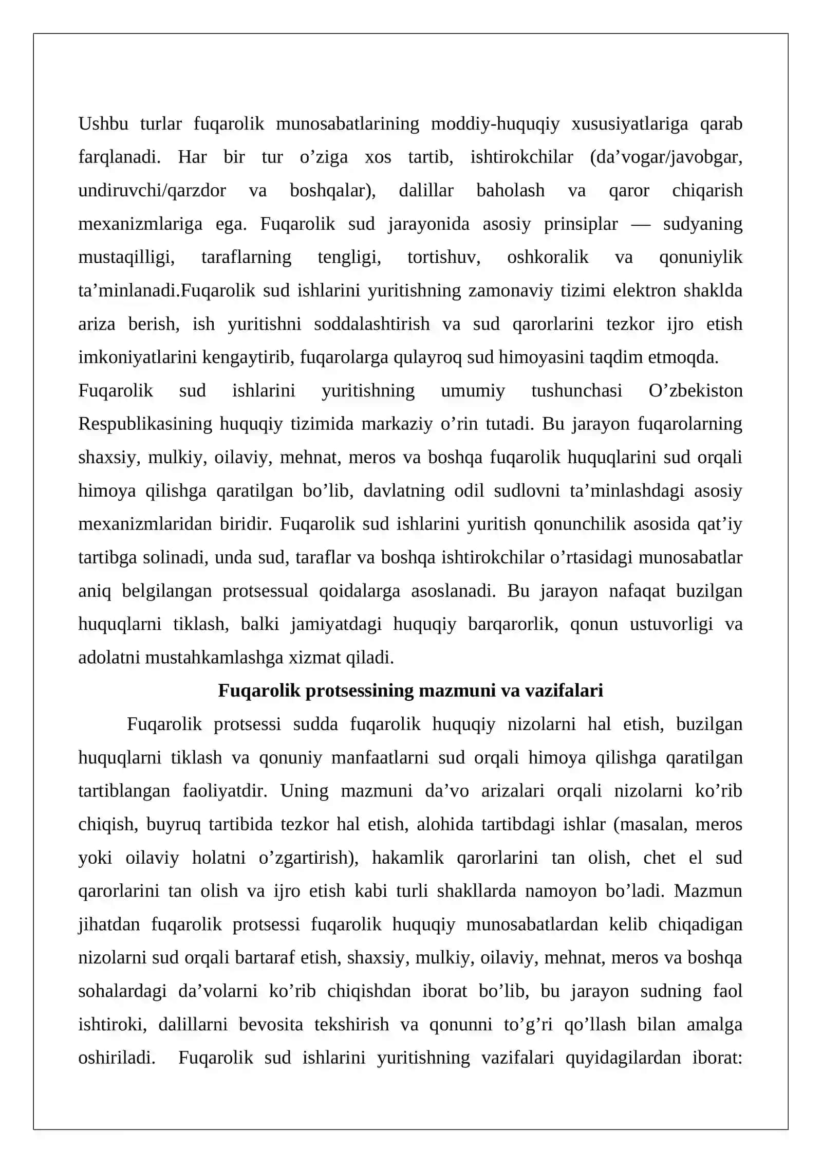 Fuqarolik sud ishlarini yuritish prinsiplari 3