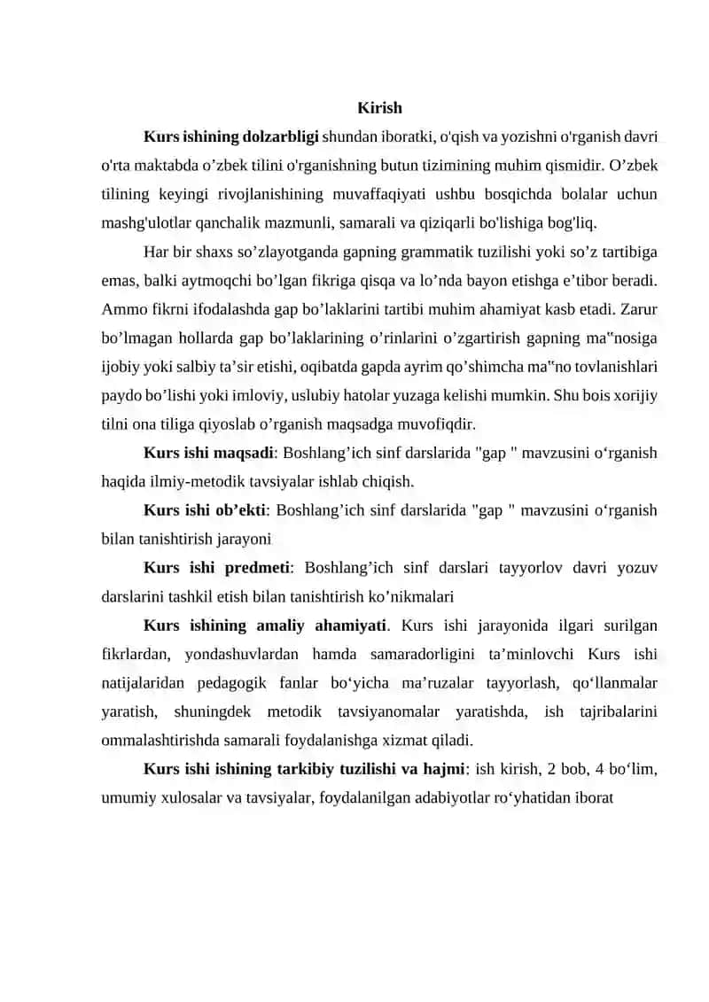 Boshlang‘ich sinf darslari, ularning metodikasi va gap turlarini o‘rgatish jarayoni 3