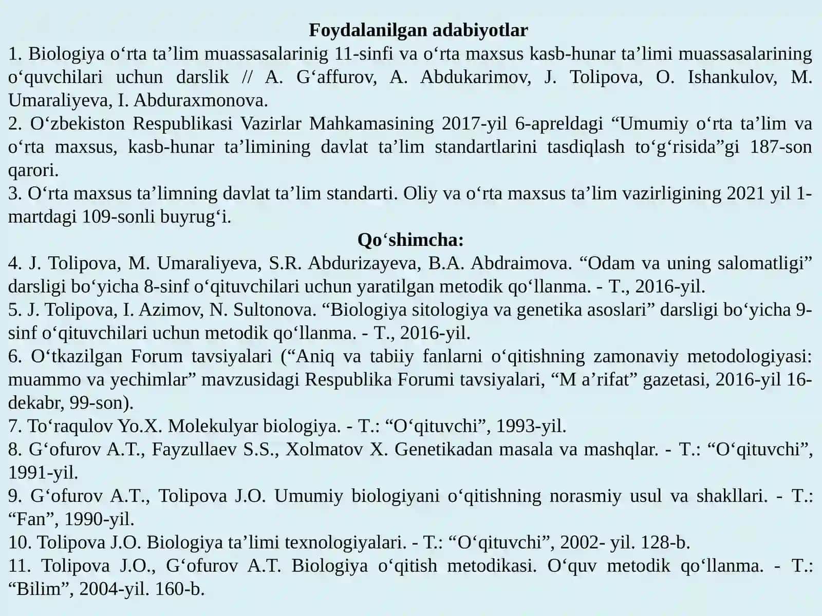 HAYOTNING ORGANIZM DARAJASI VA UNING O‘ZIGA XOS JIHATLARI. TIRIK ORGANIZMLARNING OZIQLANISHIGA KO‘RA TURLARI 3