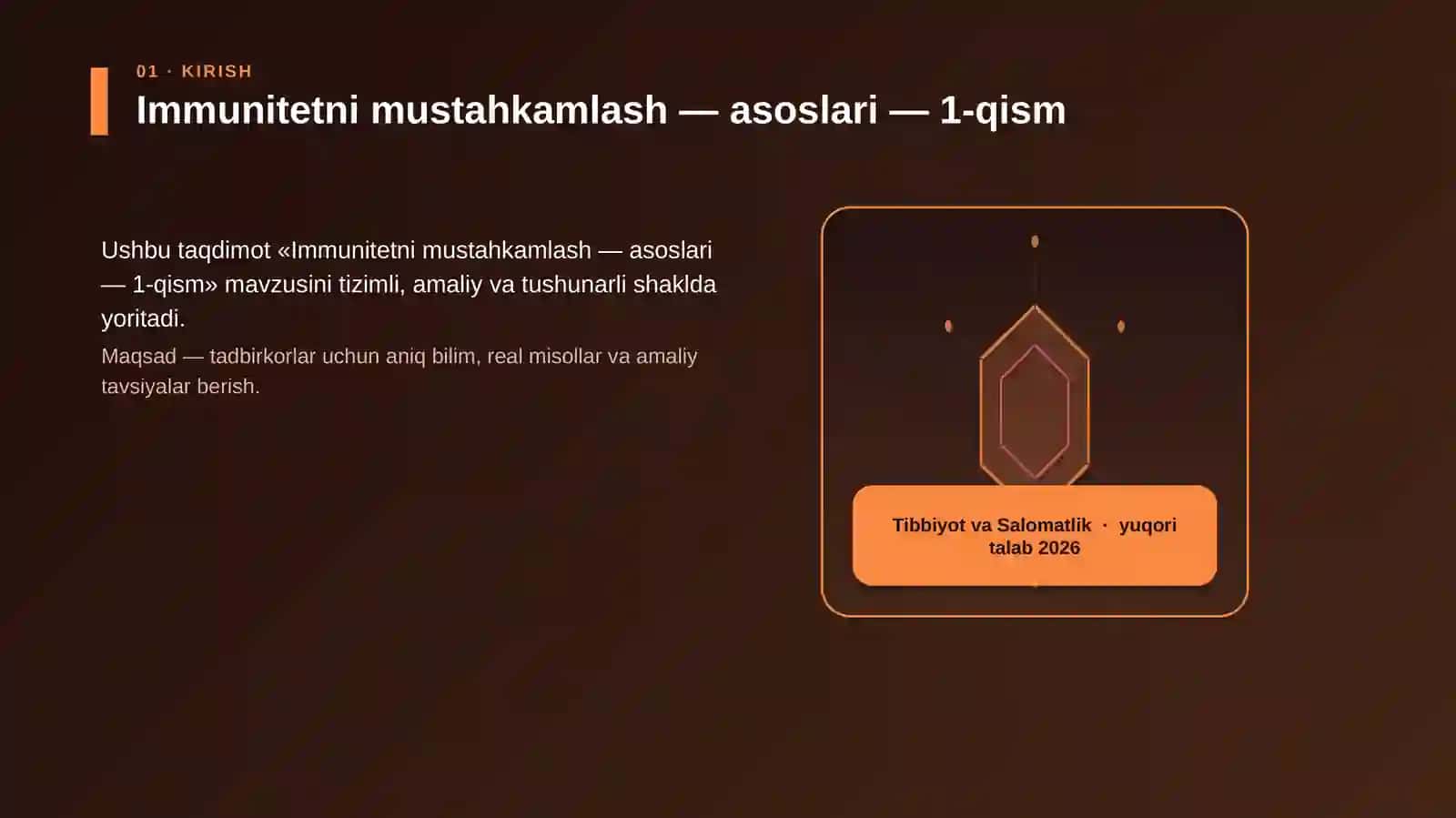 Immunitetni mustahkamlash — asoslari — 1-qism 3