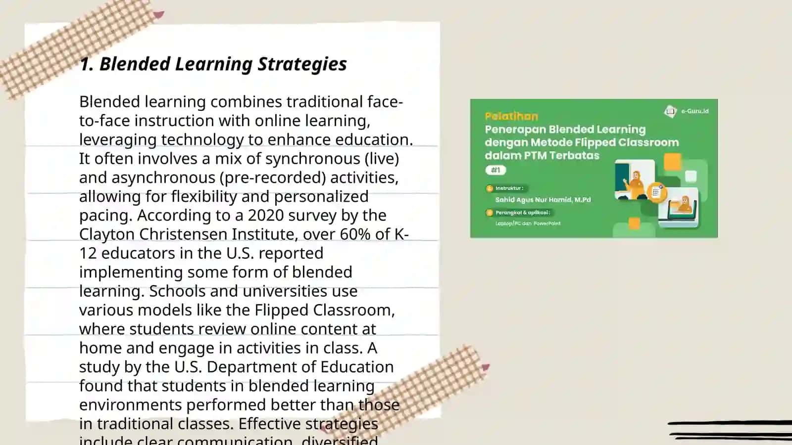 Blended learning.Flipped classroom. Content and language Integreted learning 3