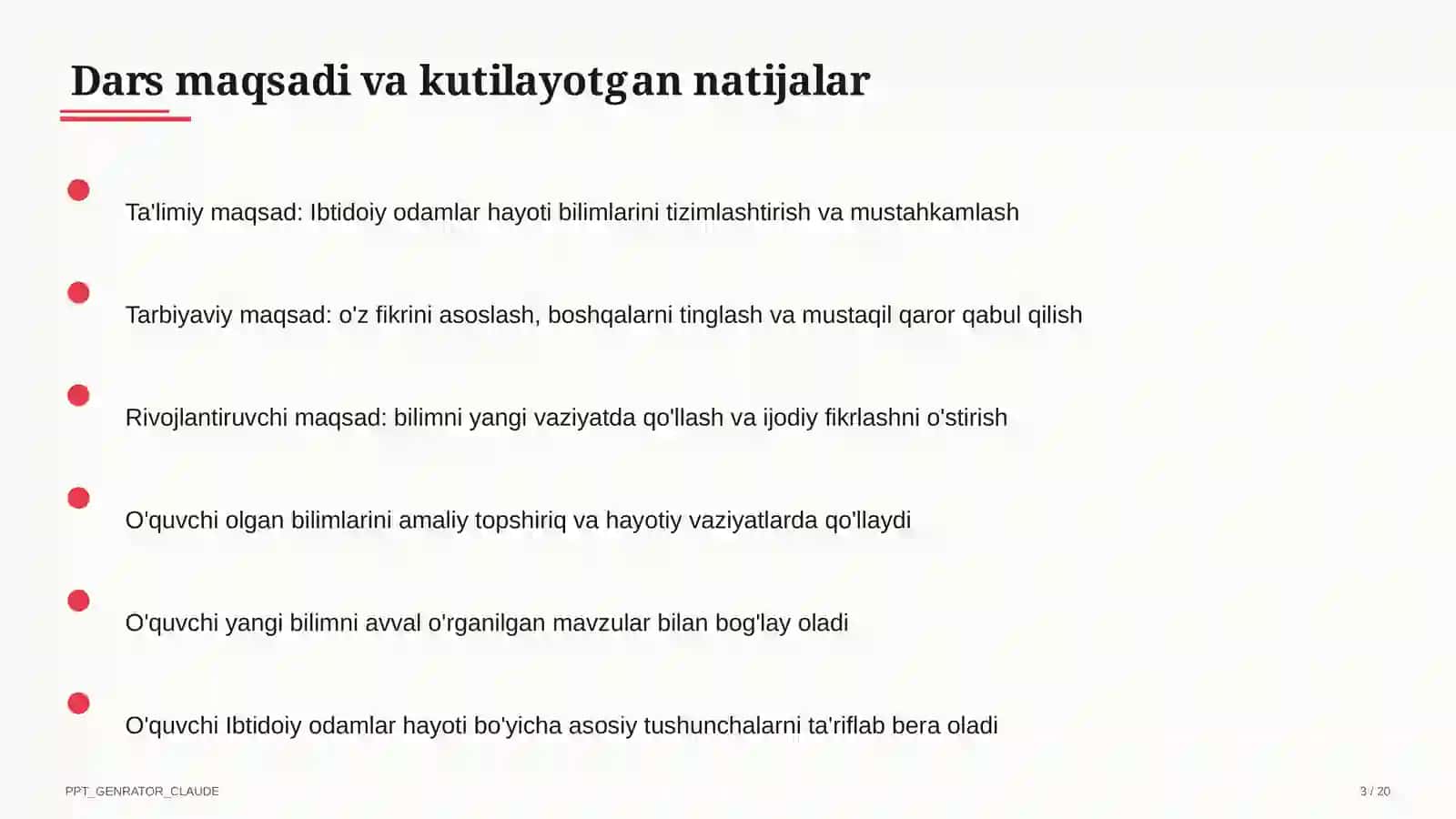 Ibtidoiy odamlar hayoti (5-sinf) 3