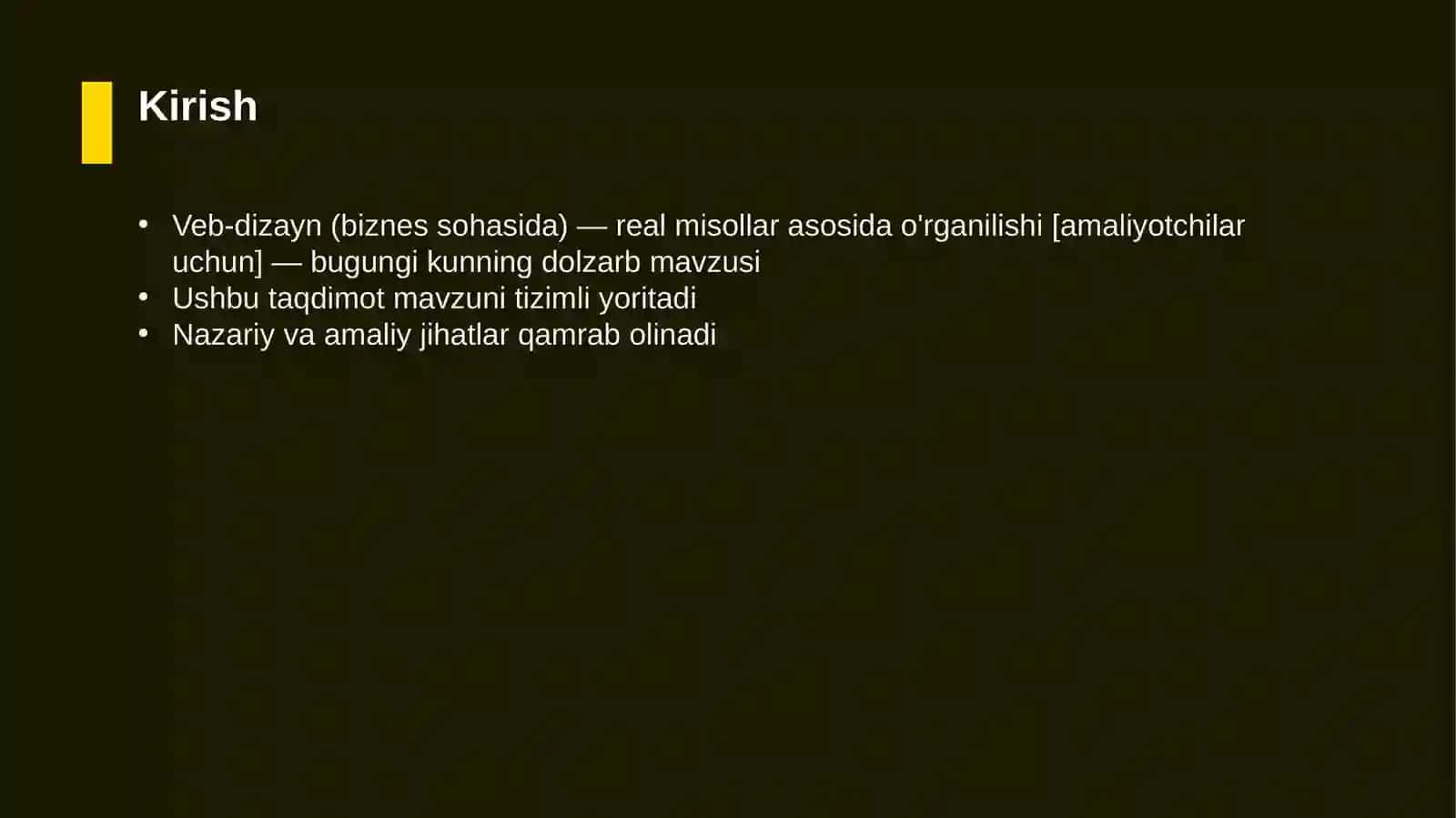 Veb-dizayn (biznes sohasida) — real misollar asosida o'rganilishi [amaliyotchilar uchun] 3