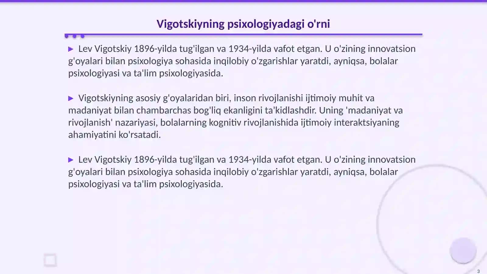 Vigotskiyning davrlashtirish nazariyasi 3