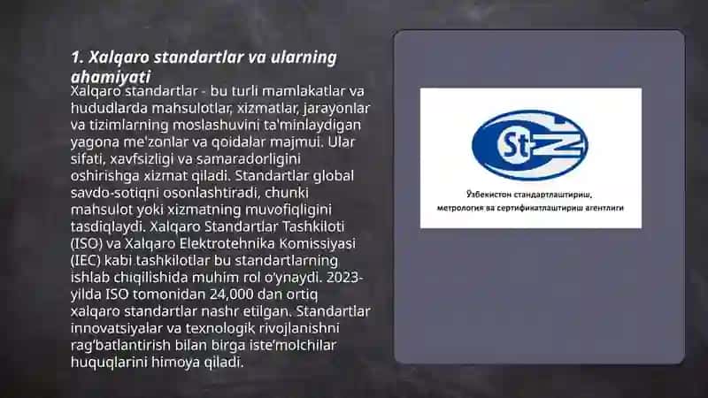 Xalqaro standartlar 3