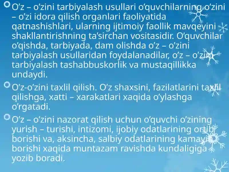 ZAMONAVIY O’QITUVCHI VA UNGA QO’YILADIGAN TALABLAR 3