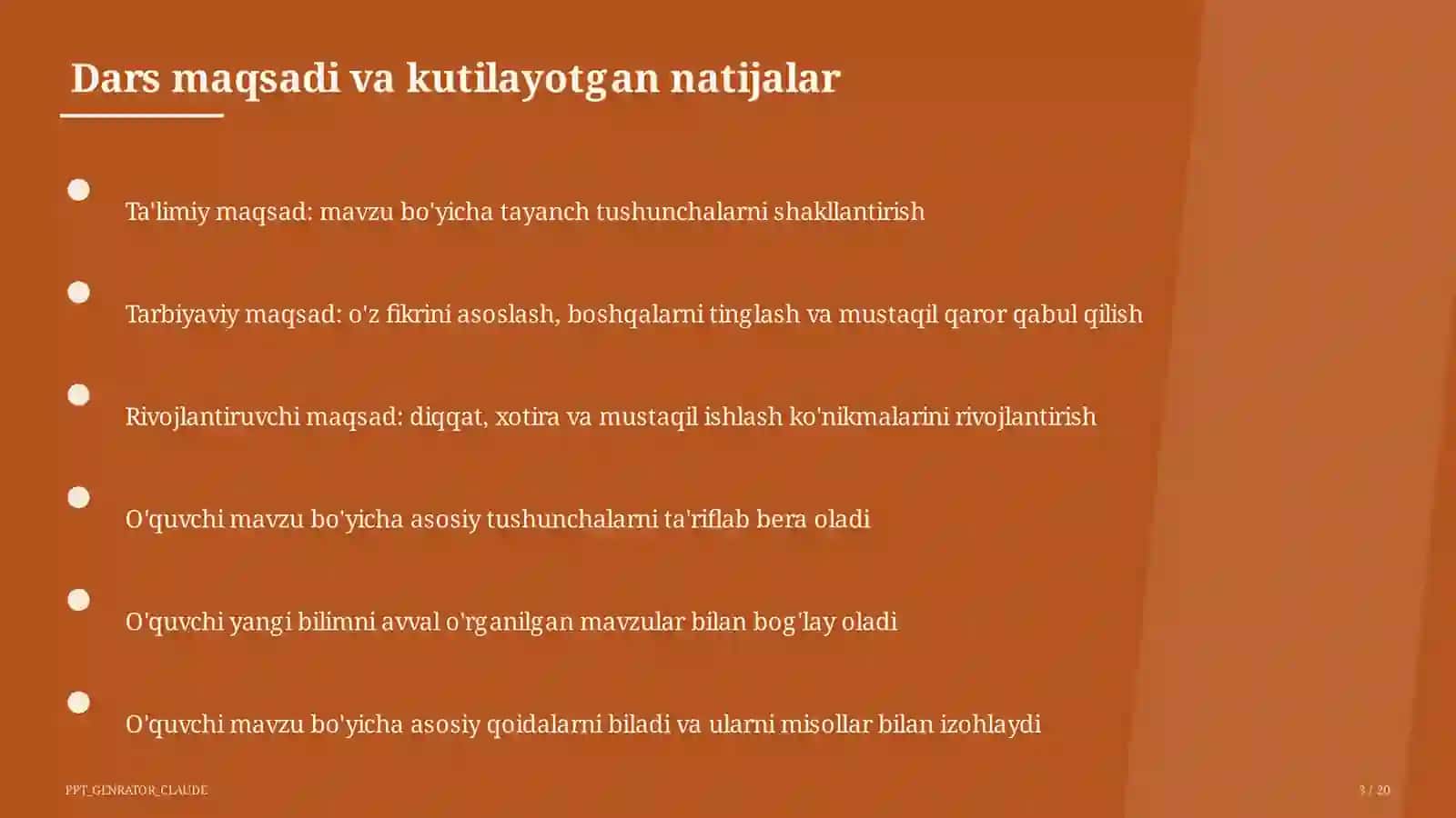 Huquq va iqtisodiyot asoslari (9–11) — o'qituvchilar uchun 3