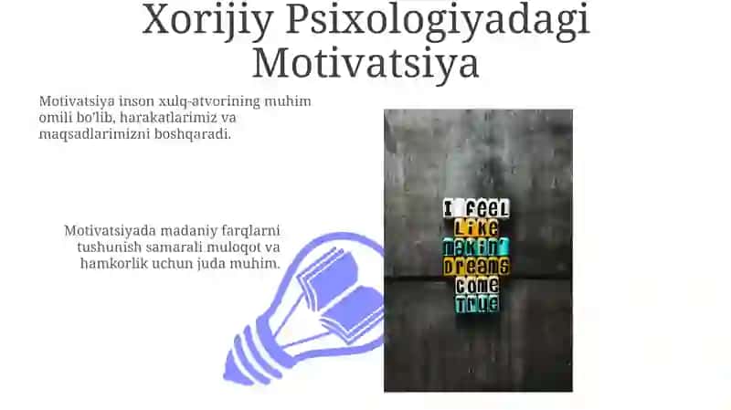 Xorijiy Psixologiyadagi Motivatsiya 3