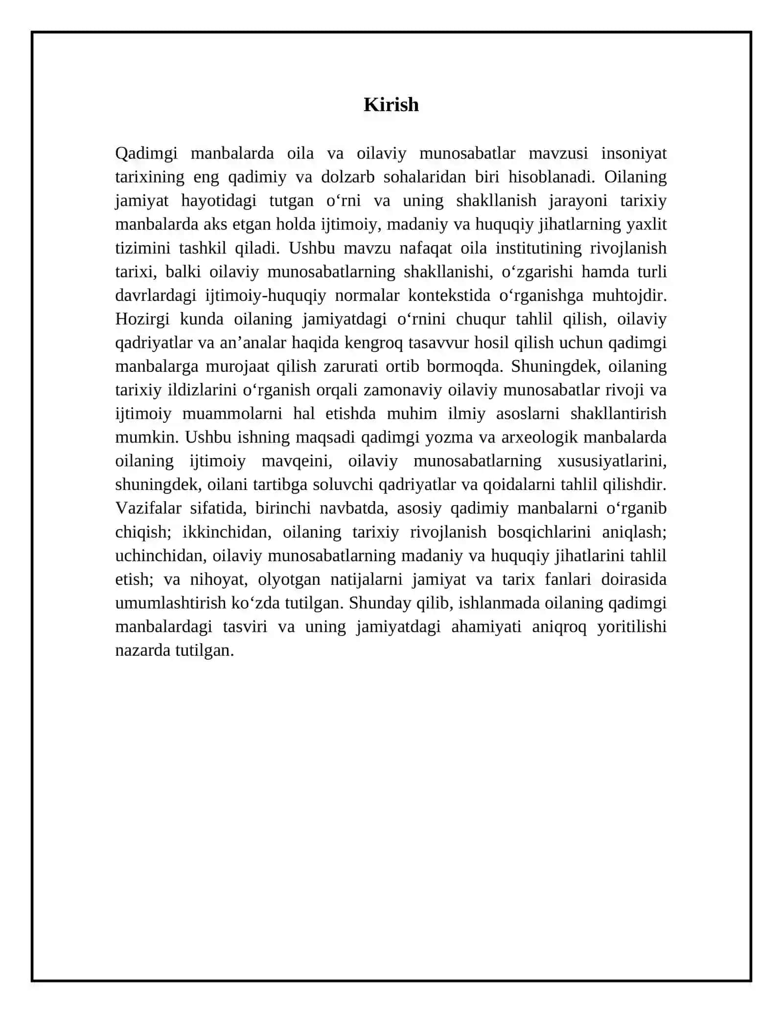 Qadimgi manbalarda oila va oilaviy munosabatlar 3