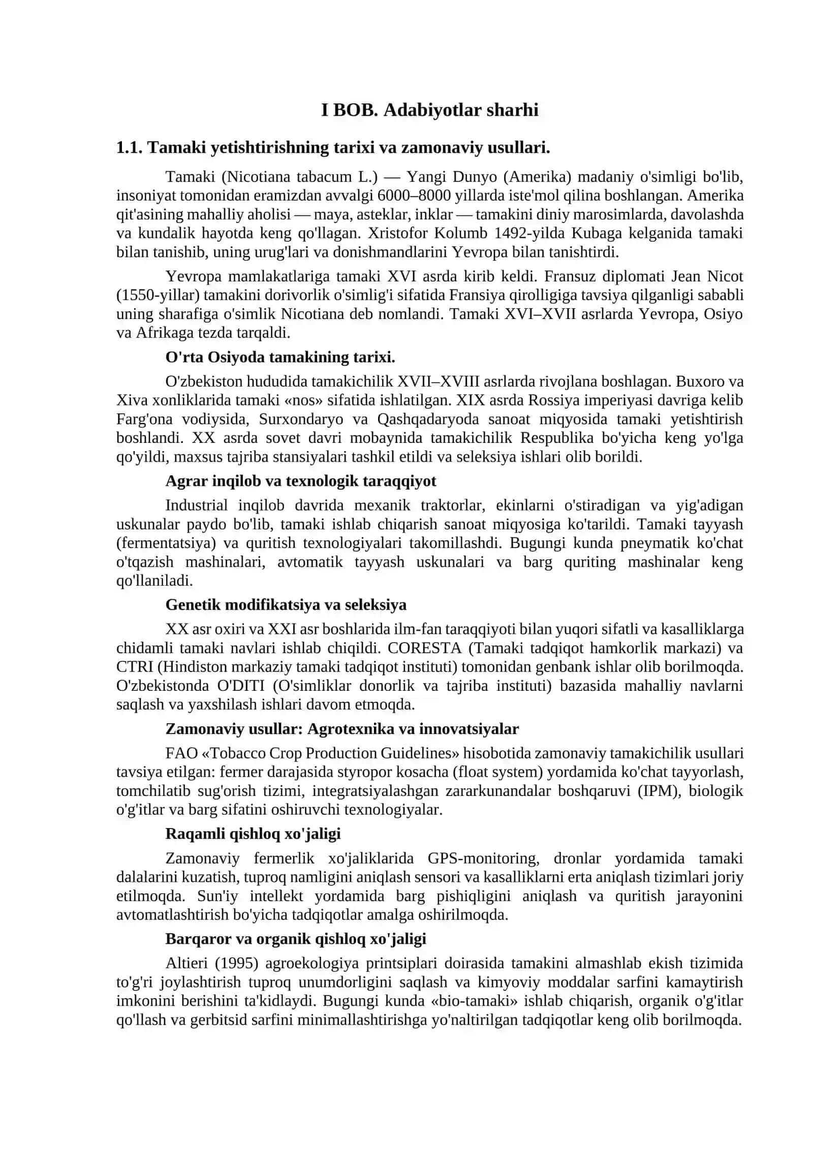 Tamaki yetishtirishning tarixi va zamonaviy usullari 3