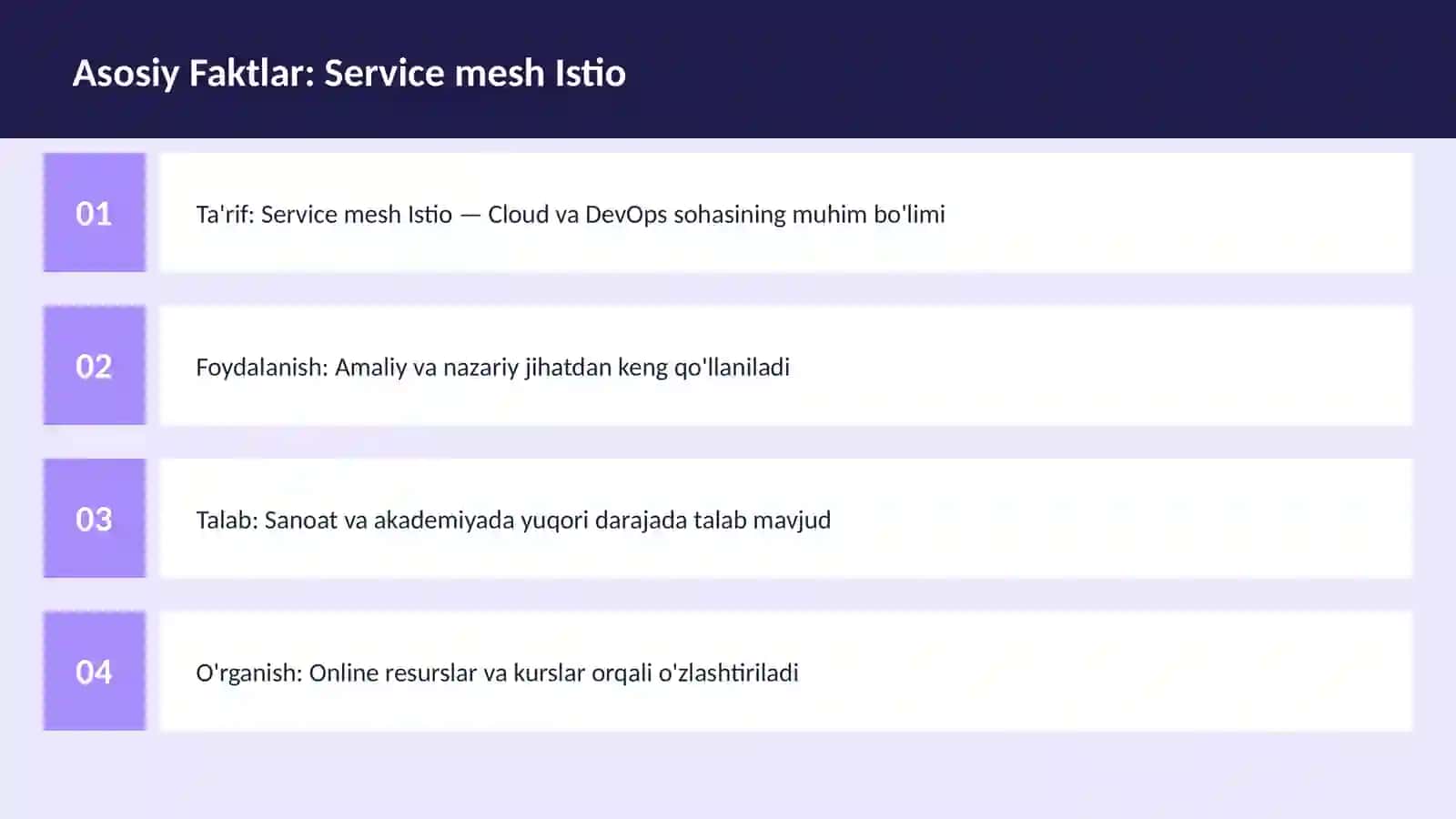 Service mesh Istio 3