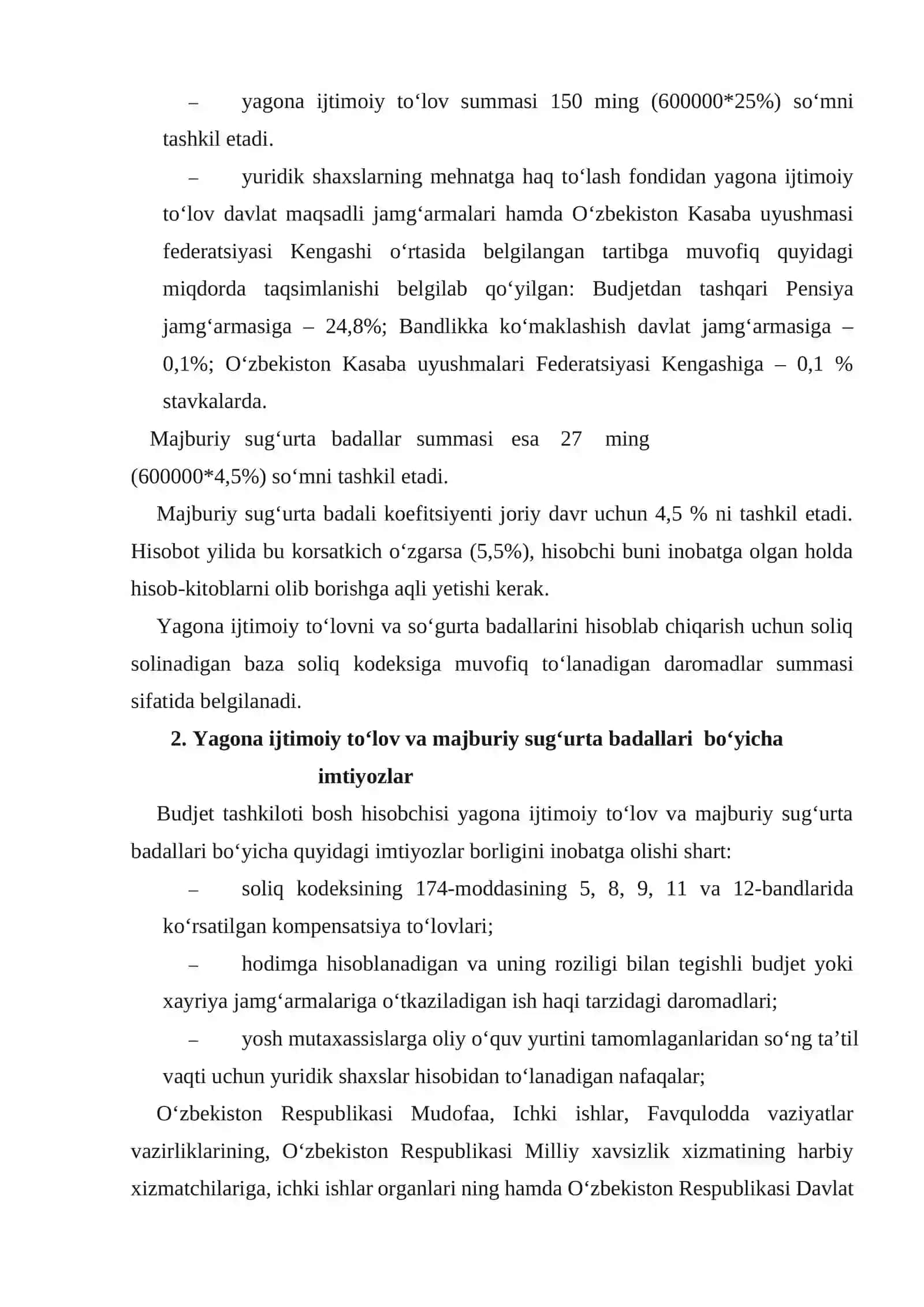 Yagona ijtimoiy to‘lov va fuqarolarning budjetdan tashqari pensiya jamg‘armasiga sug‘urta badallari 3
