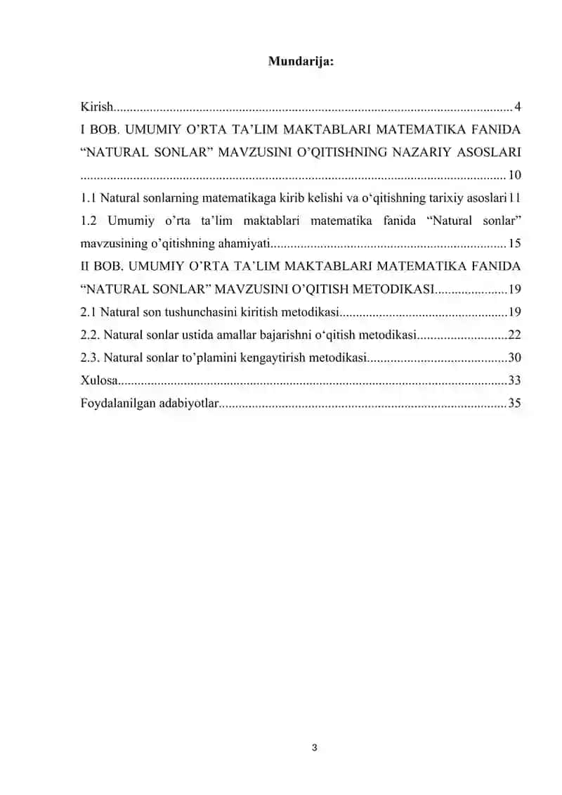 Umumiy talim maktablarida Natural sonlarni o'qitish metodikasi 3