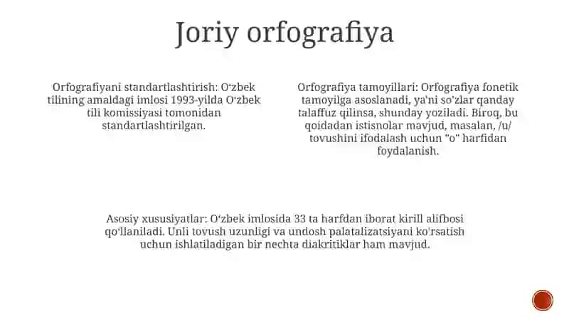 O'Zbek Tili Orfoepiyasi Haqida Ma'Lumot 3