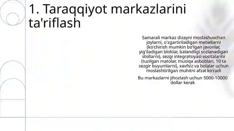 Maktabgacha taʼlim tashkilotlarida rivojlantiruvchi markazlarni jihozlash tartibi 3