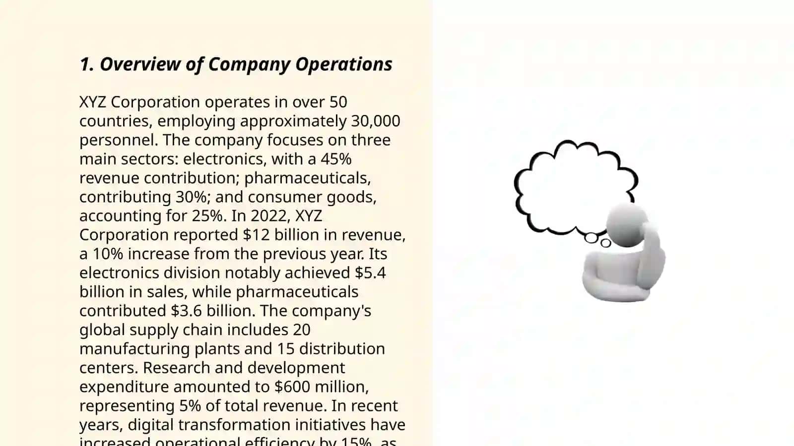 Overview of XYZ Corporation Operations 3
