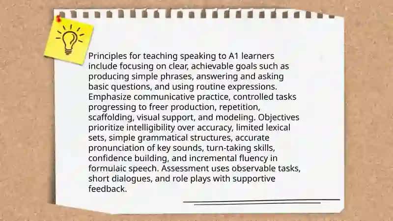 Developing speaking competence of A1 level learners 3