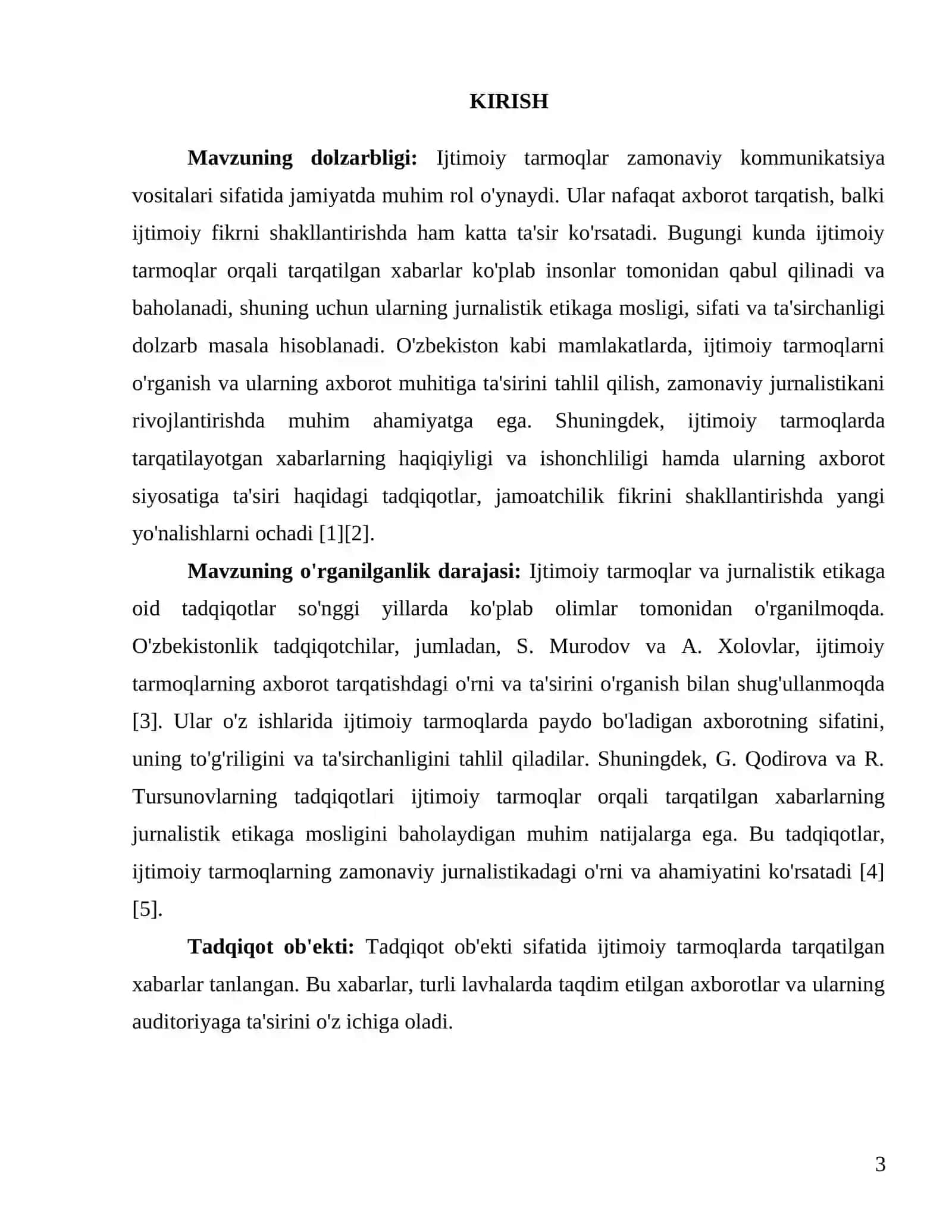 JURNALISTIKA VA O‘ZBEK FILOLOGIYASI FAKULTETI TALABASI - MEDIALINGVISTIKA VA ADABIYOT 3