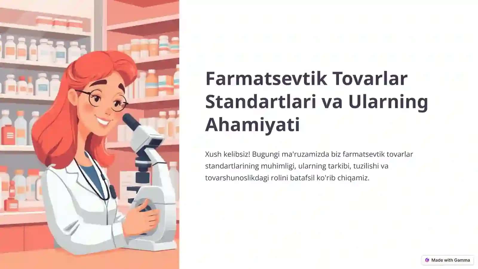 Tovarshunoslik jarayonida farmatsevtik tovarlar standartlari va ularning ahamiyati 3