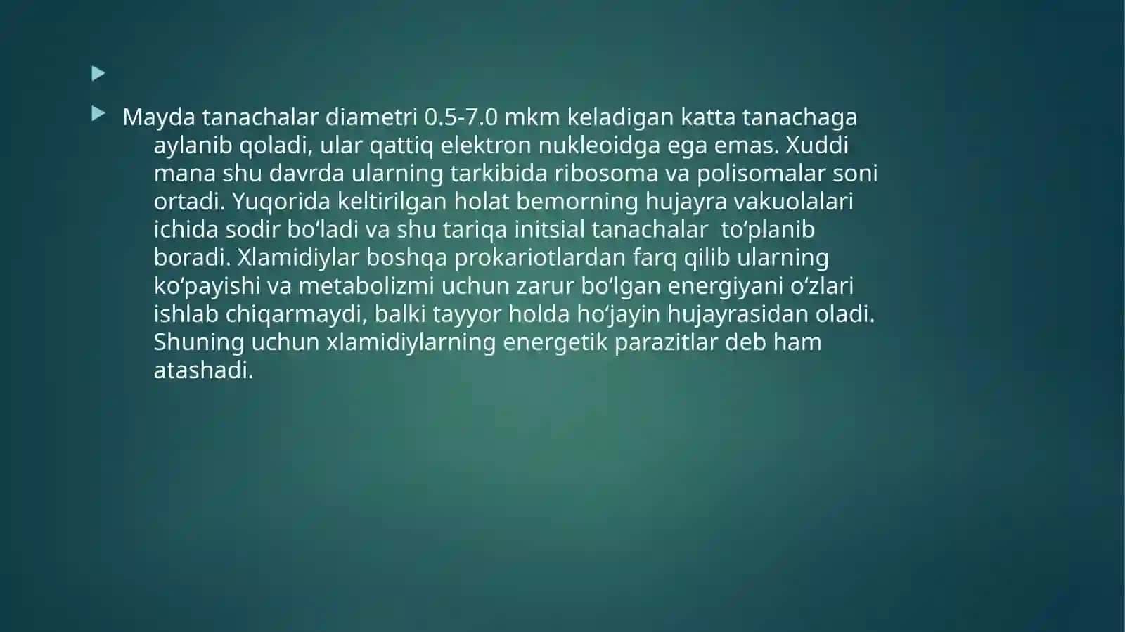 Xlamidiylar 3