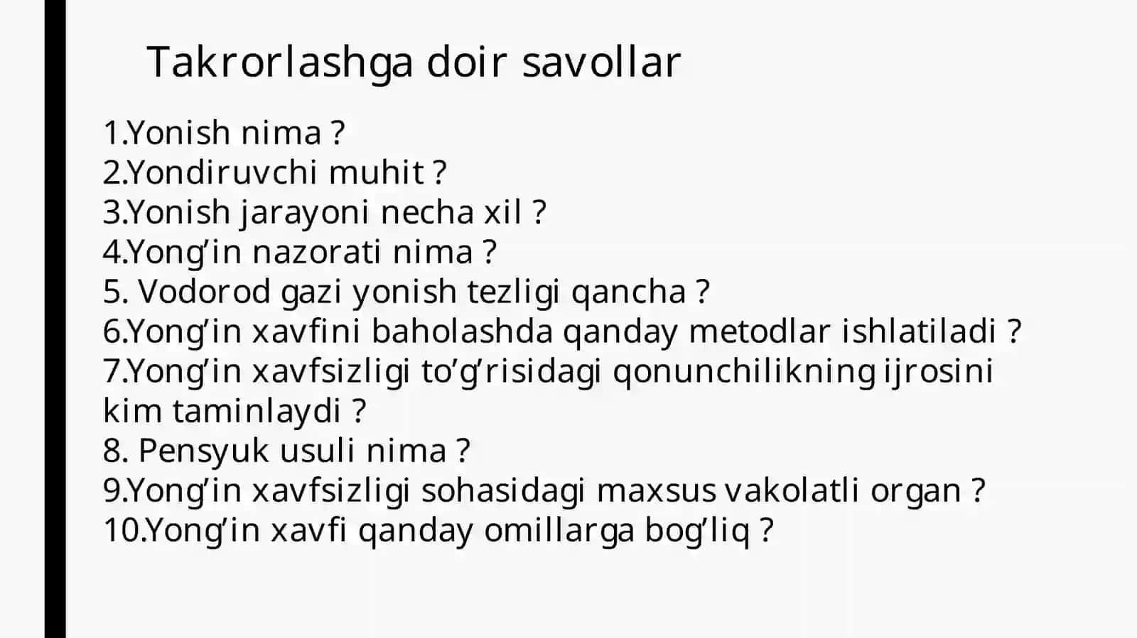 Changlarning yonish va portlash xususiyatlari 3